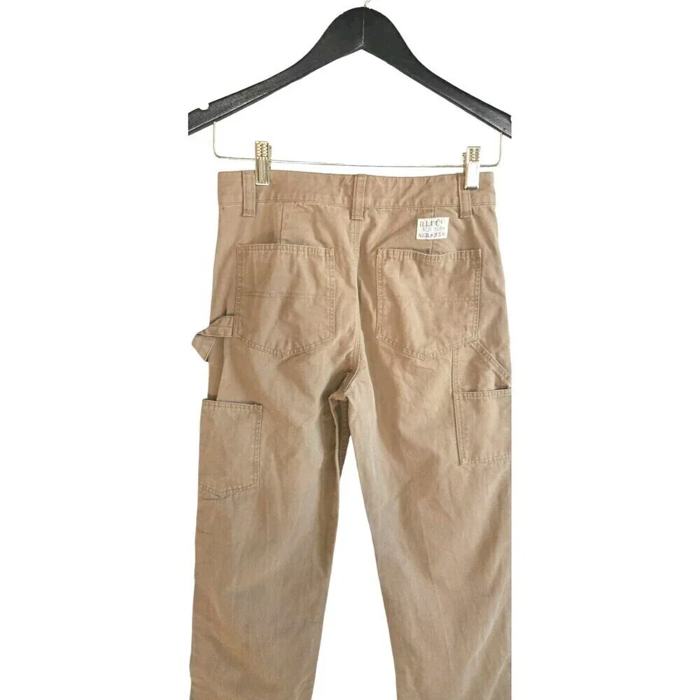 Polo Ralph Lauren Cargo Pants Boys 12 Khaki Distressed 26x27